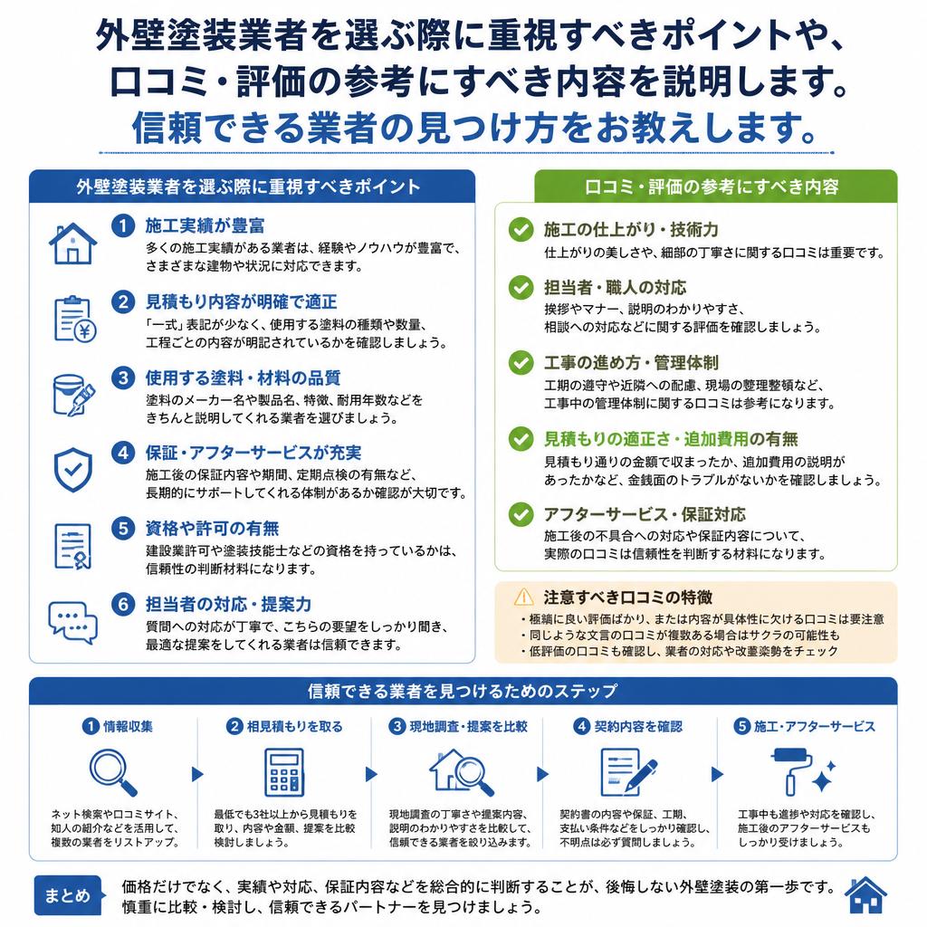 5. 業者選びのポイント