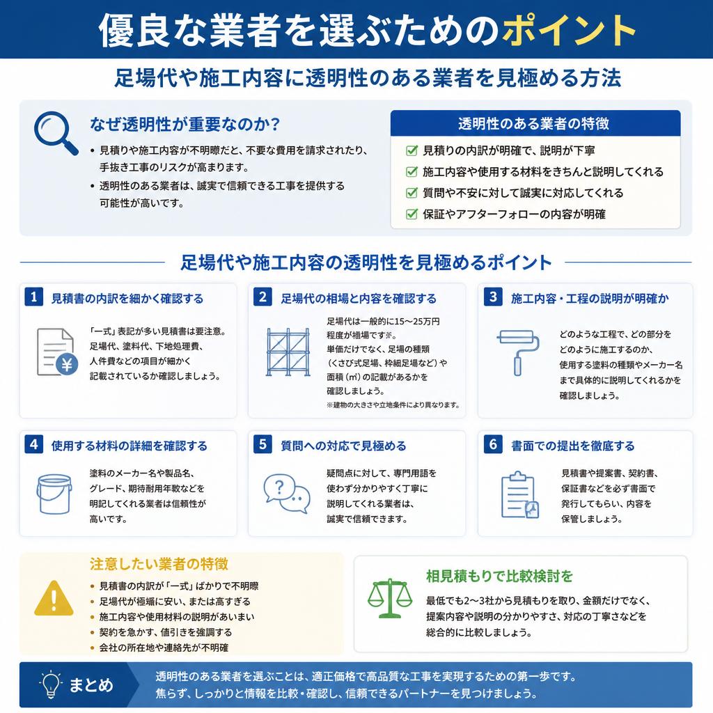 信頼できる業者の選び方