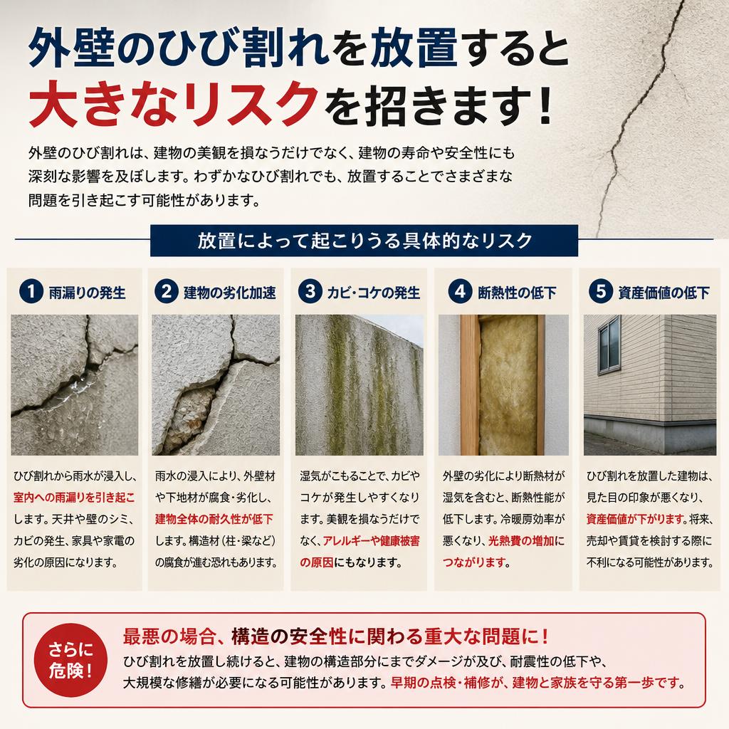 放置した場合のリスクとは？
