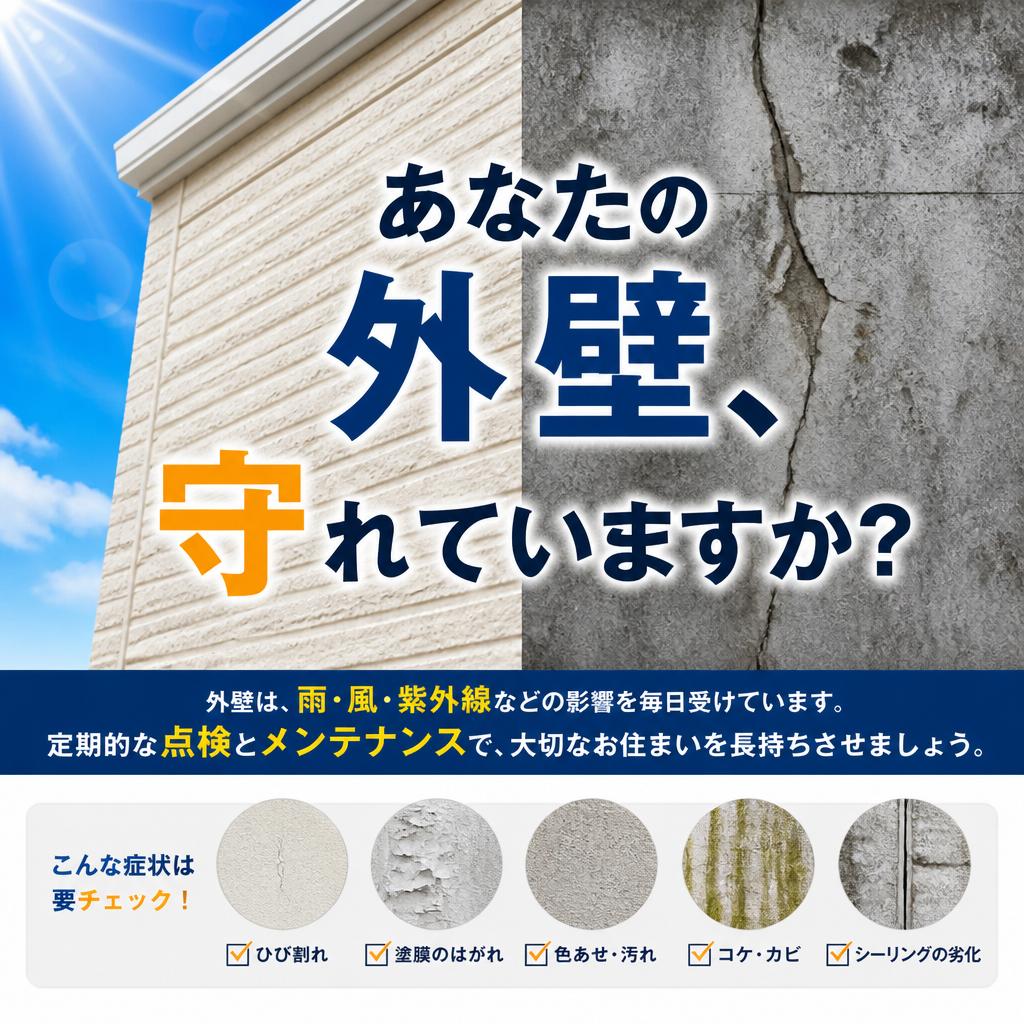 あなたの外壁、守れていますか？